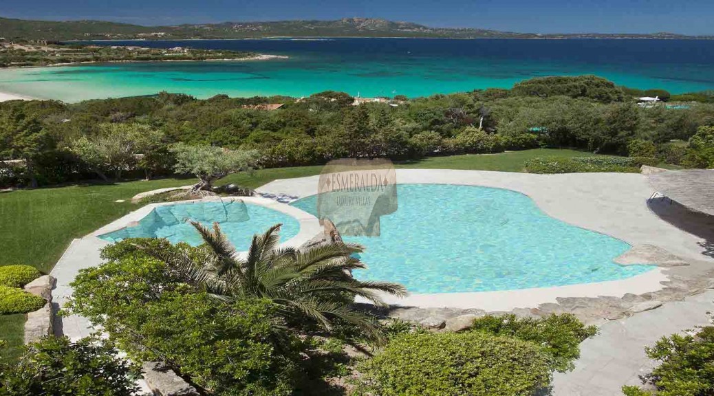 Villa Ira bay swimming pool with sea view
