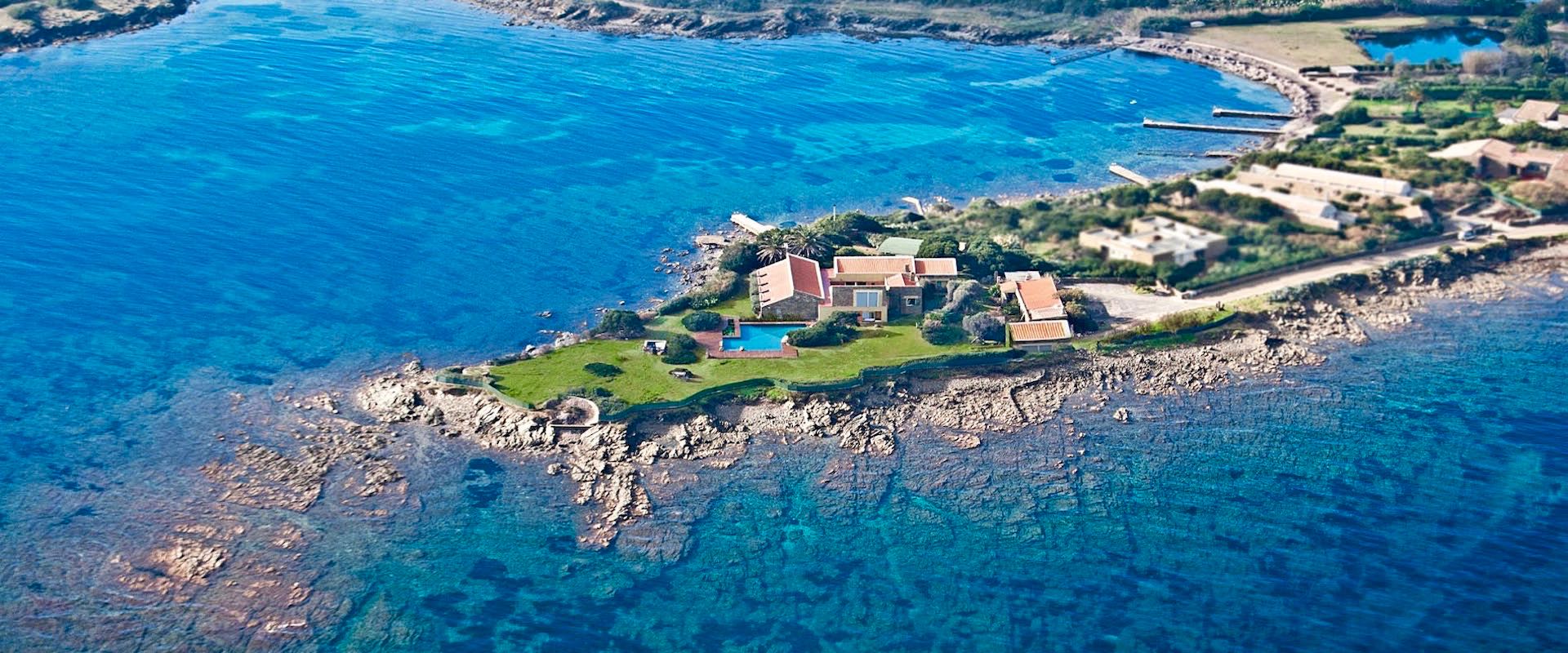 Villa silvana overview from helicopter