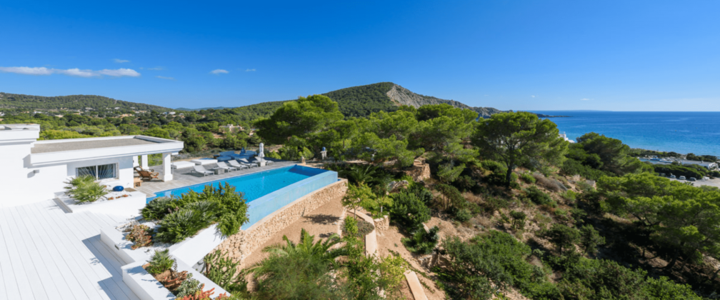 Overview of Villa Infinity in Ibiza